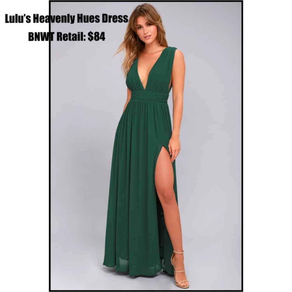 Lulu’s Heavenly Hues Green Dress size Large BNWT